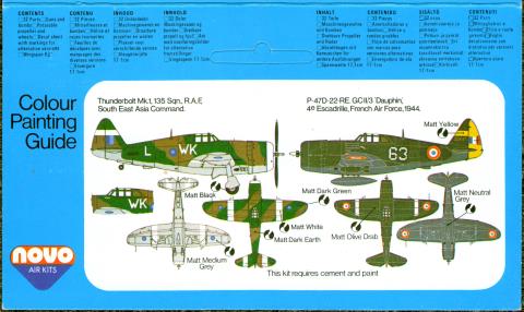 Схема окраски NOVO F390 Thunderbolt P-47 Fighter bomber